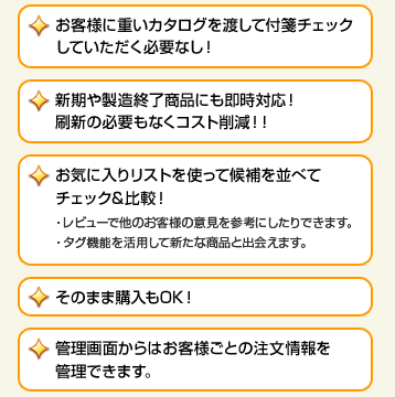カタログの山がWebデータベース化でスッキリ！