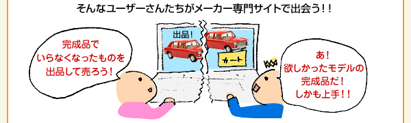 そんなユーザーさんたちがメーカー専門サイトで出会う！